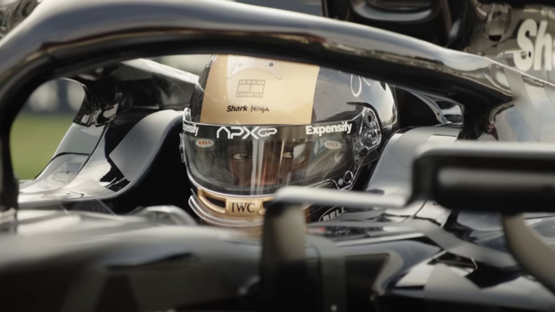 Idris trained for almost half a year to get his driving right for F1 (Image via YouTube/Warner Bros.)